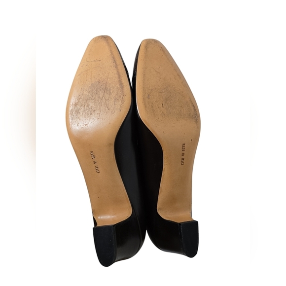Ferragamo Pump - Etsy Salvatore Ferragamo  Lizard Pumps Shoes Brown Calf Leather Womens Sz 8 AA VTG